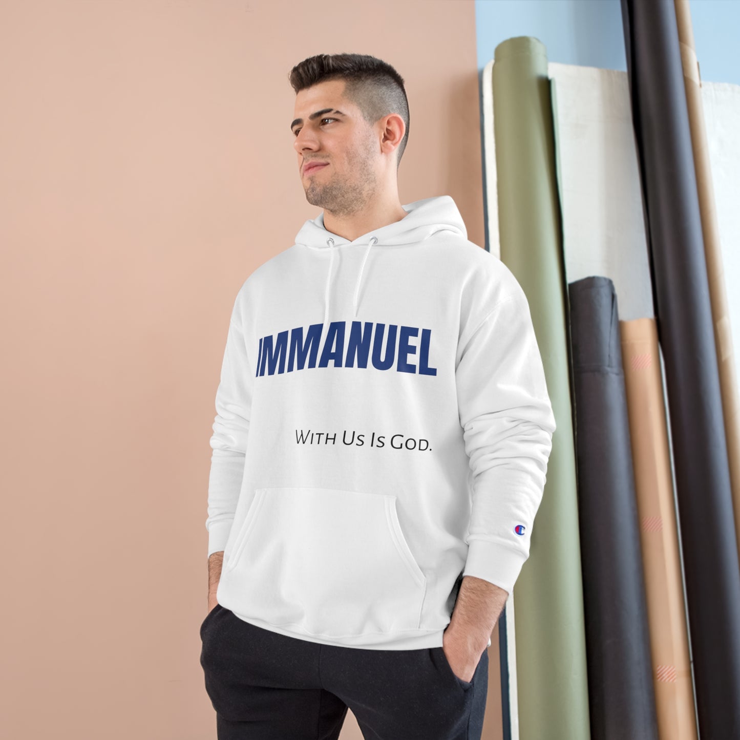 Immanuel Champion Hoodie - God is with you!