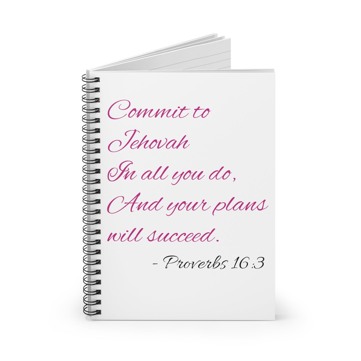 Commit & Succeed Notebook - Ruled Line